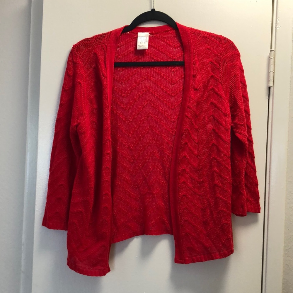 Red dress sweater